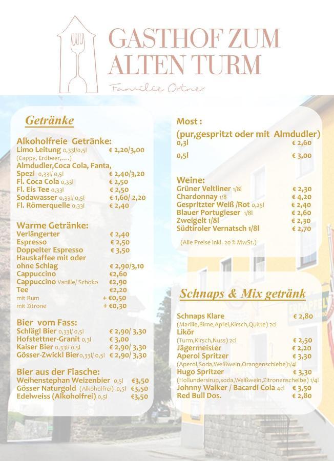 Gasthof 'Zum Alten Turm' Haslach an der Mühl Exteriér fotografie